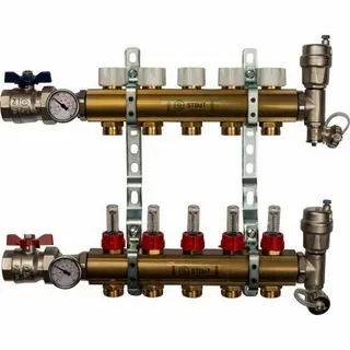 Коллекторные блоки для систем водяного отопления